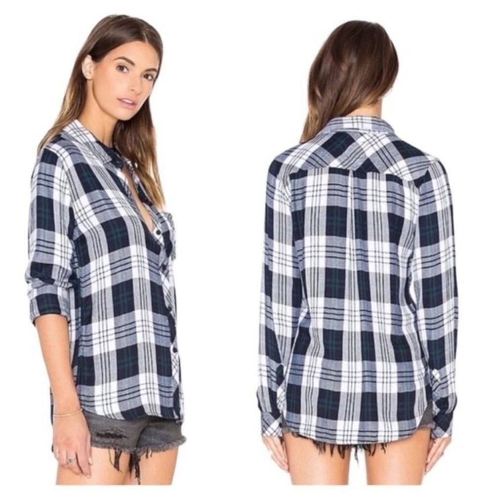 Rails Hunter Long Sleeve Plaid Button Down Women's Size Small